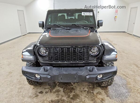 1C6HJTAG4RL134087 2024 JEEP GLADIATOR Black Դիմացի տեսք