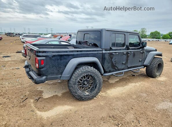 1C6HJTAG5LL137409 2020 JEEP GLADIATOR Black Tył prawy
