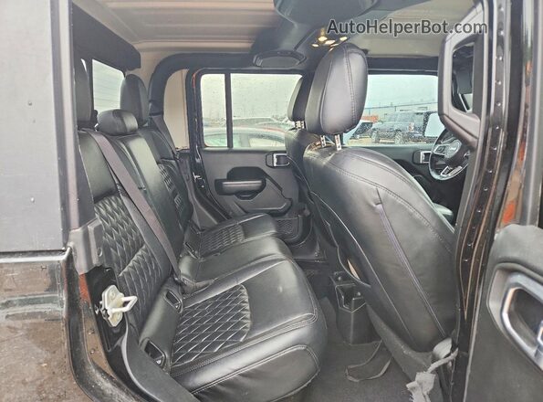 1C6HJTAG5LL137409 2020 JEEP GLADIATOR Black Widok tylnych siedzeń
