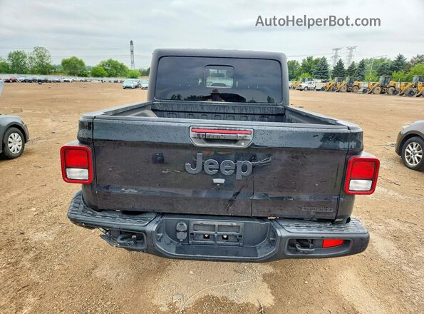 1C6HJTAG5LL137409 2020 JEEP GLADIATOR Black Widok z tyłu
