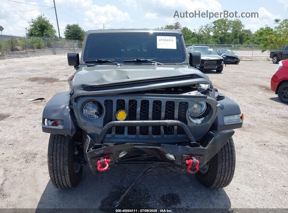1C6HJTAG5LL168255 2020 JEEP GLADIATOR Gray ხელსაწყოთა პანელის ხედი