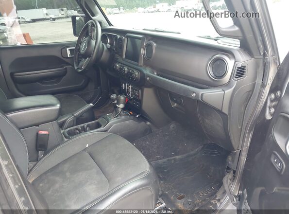 1C6HJTAG5ML596022 2021 JEEP GLADIATOR Gray Widok wnętrza z przodu