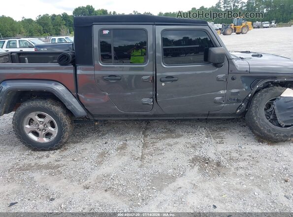 1C6HJTAG5ML596022 2021 JEEP GLADIATOR Gray Widok wnętrza z tyłu