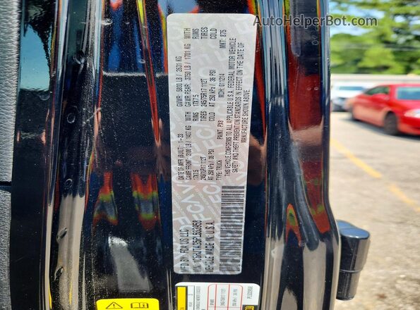 1C6HJTAG5PL533958 2023 JEEP GLADIATOR Black Vista interior de 360 grados
