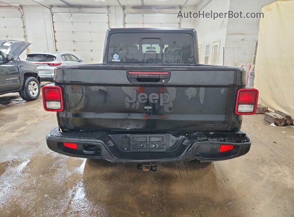 1C6HJTAG6LL115998 2020 JEEP GLADIATOR Black Вид ззаду