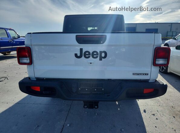 1C6HJTAG6LL129254 2020 JEEP GLADIATOR White Հետևի տեսք