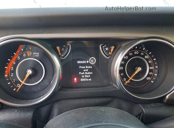 1C6HJTAG6LL141520 2020 JEEP GLADIATOR Black Вид щитка приладів