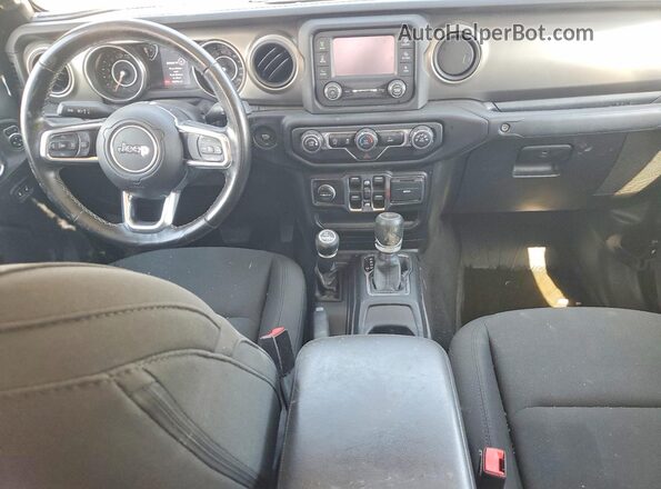 1C6HJTAG6LL141520 2020 JEEP GLADIATOR Black Вид панелі приладів