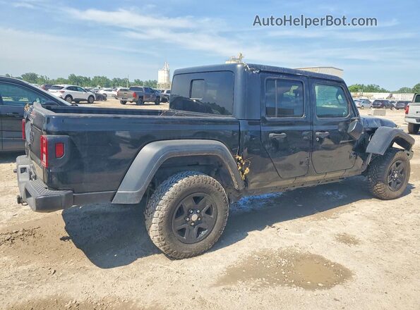 1C6HJTAG6LL141520 2020 JEEP GLADIATOR Black Задня права чверть