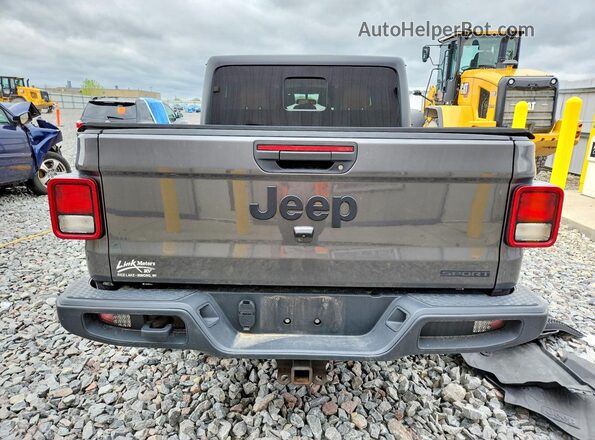 1C6HJTAG6LL206334 2020 JEEP GLADIATOR Gray უკანა ხედი