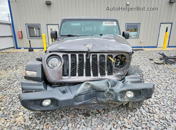 1C6HJTAG6LL206334 2020 JEEP GLADIATOR Gray წინა ხედი