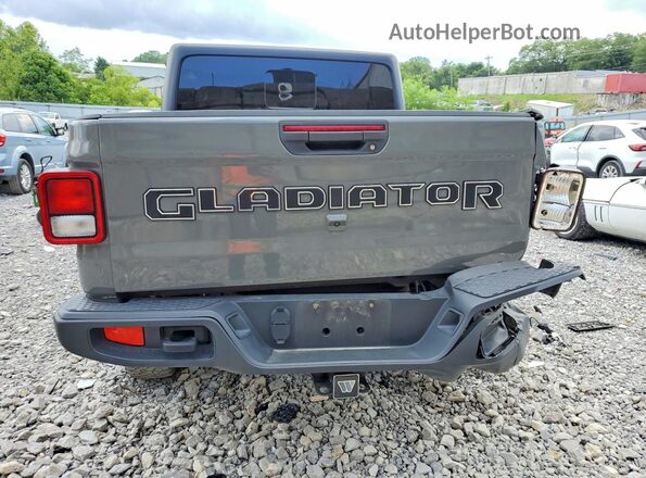 1C6HJTAG6ML502939 2021 JEEP GLADIATOR Gray უკანა ხედი