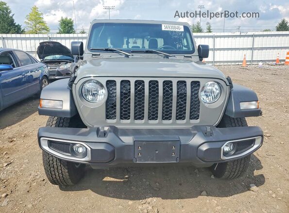 1C6HJTAG6PL537324 2023 JEEP GLADIATOR Gray Вид спереду