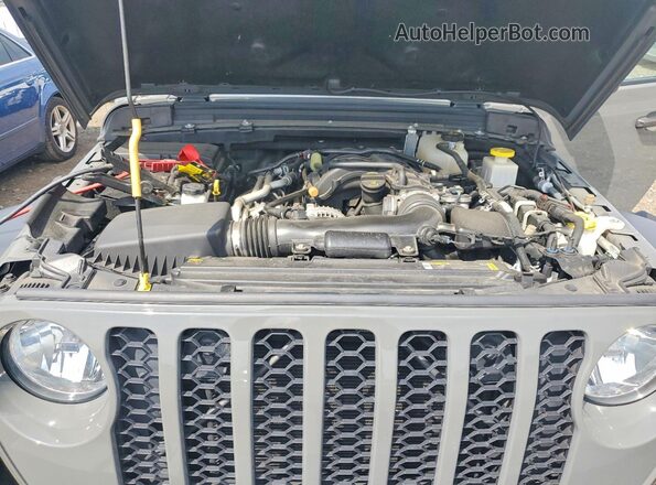 1C6HJTAG6PL537324 2023 JEEP GLADIATOR Gray Вид задньої частини салону