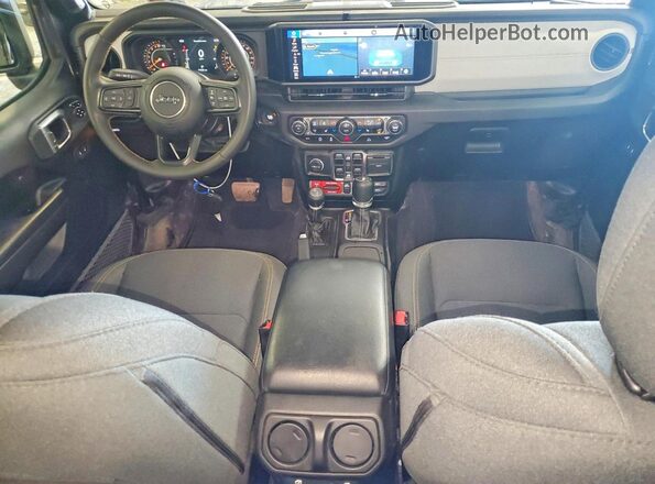 1C6HJTAG6RL126489 2024 JEEP GLADIATOR Gray Առջևի վահանակի տեսք