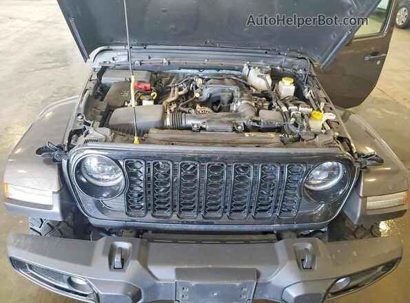 1C6HJTAG6RL126489 2024 JEEP GLADIATOR Gray Սալոնի հետևի տեսք