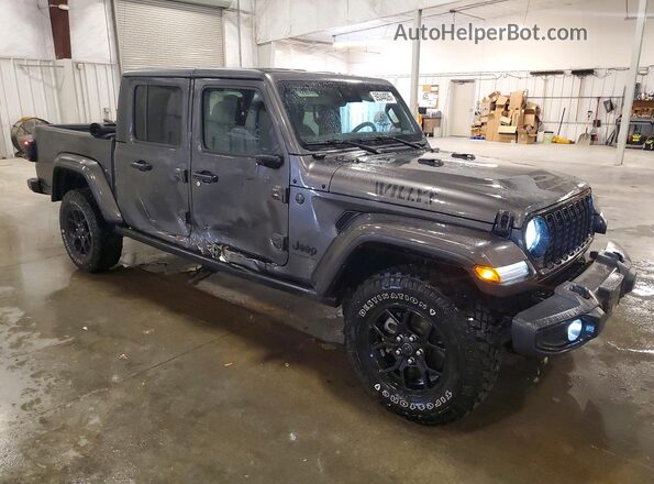 1C6HJTAG6RL126489 2024 JEEP GLADIATOR Gray Առջևի աջ