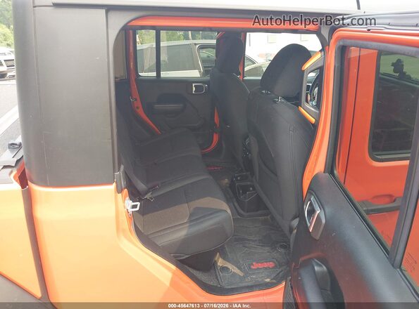 1C6HJTAG7LL144104 2020 JEEP GLADIATOR Orange Widok naklejki z numerem VIN