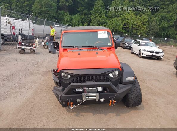 1C6HJTAG7LL144104 2020 JEEP GLADIATOR Orange Widok zestawu wskaźników