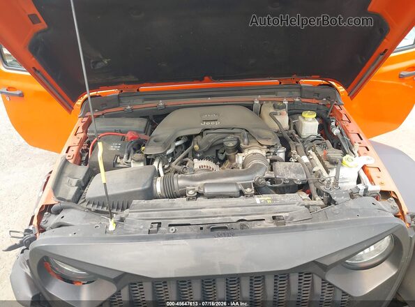 1C6HJTAG7LL144104 2020 JEEP GLADIATOR Orange Widok z tyłu
