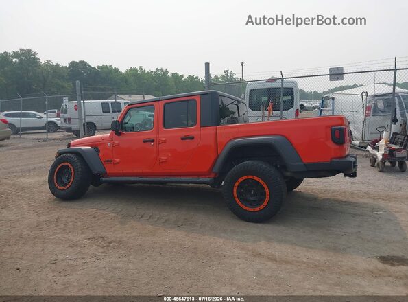1C6HJTAG7LL144104 2020 JEEP GLADIATOR Orange Widok wnętrza 360 stopni