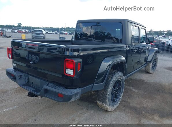 1C6HJTAG7NL109713 2022 JEEP GLADIATOR Черный Задняя правая четверть