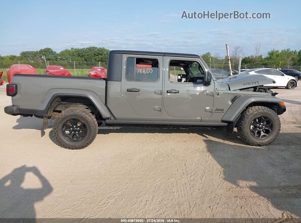 1C6HJTAG7NL157017 2022 JEEP GLADIATOR Gray Vista interior trasera