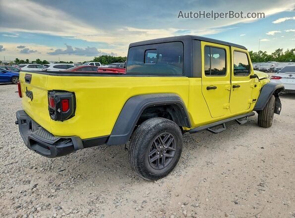 1C6HJTAG7PL554021 2023 JEEP GLADIATOR Yellow Tył prawy