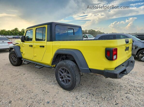 1C6HJTAG7PL554021 2023 JEEP GLADIATOR Yellow Tył lewy