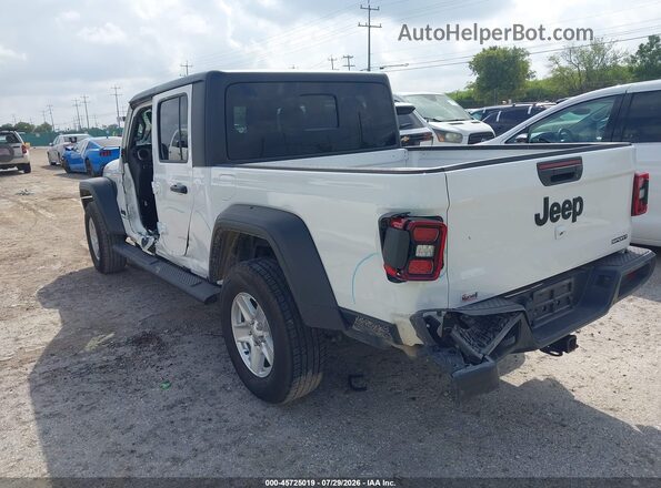 1C6HJTAG8LL129062 2020 JEEP GLADIATOR White Trasero izquierdo