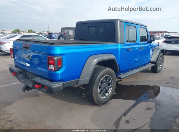 1C6HJTAG8LL161316 2020 JEEP GLADIATOR Blue Задня права чверть