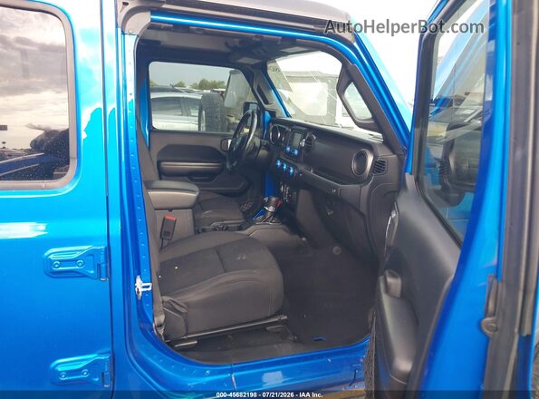 1C6HJTAG8LL161316 2020 JEEP GLADIATOR Blue Вид салону спереду