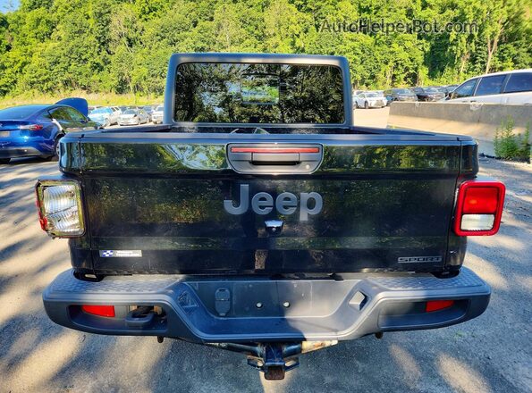 1C6HJTAG8LL183364 2020 JEEP GLADIATOR Black Vista trasera