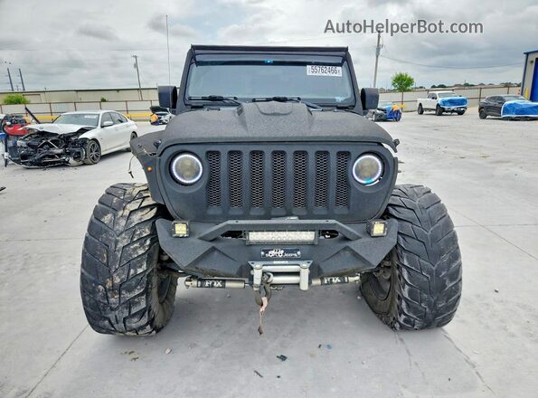 1C6HJTAG8LL199564 2020 JEEP GLADIATOR Black Front view