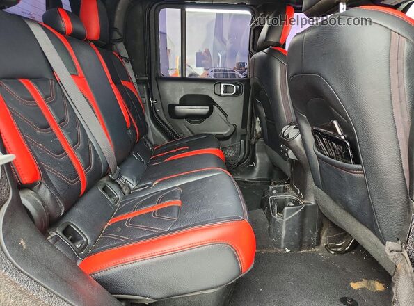 1C6HJTAG8LL199564 2020 JEEP GLADIATOR Black Rear seats view