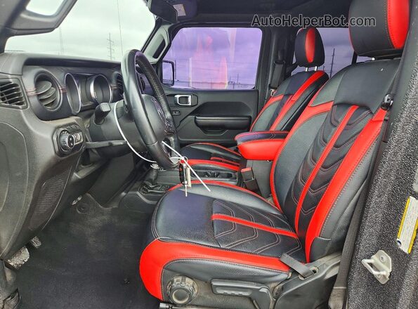 1C6HJTAG8LL199564 2020 JEEP GLADIATOR Black Front interior view