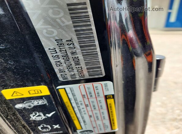 1C6HJTAG8LL211910 2020 JEEP GLADIATOR Black Vista del compartimento del motor