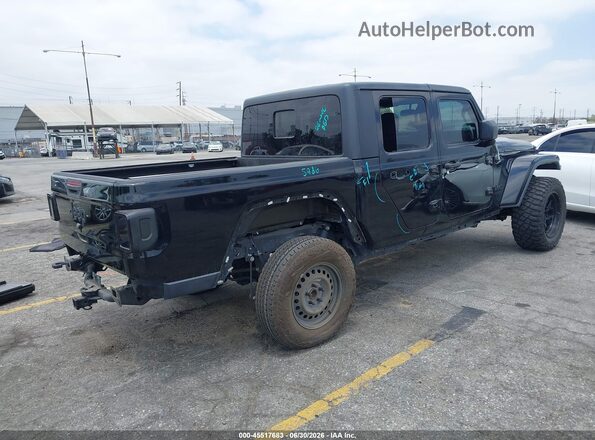 1C6HJTAG8LL214791 2020 JEEP GLADIATOR Черный Задняя правая четверть