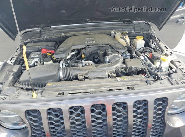 1C6HJTAG8LL216430 2020 JEEP GLADIATOR Gray Widok wnętrza z tyłu