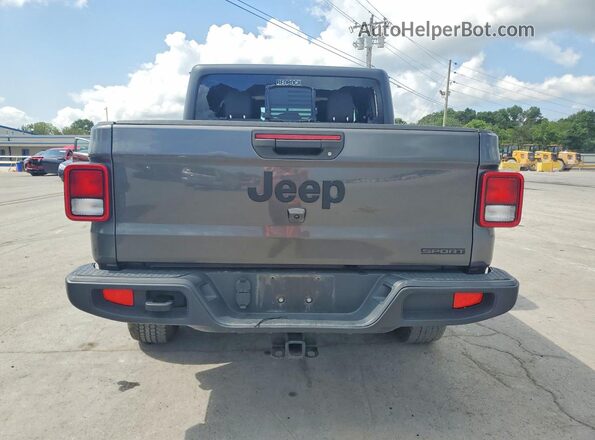 1C6HJTAG8LL216430 2020 JEEP GLADIATOR Gray Widok z tyłu