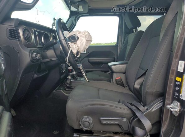 1C6HJTAG8LL216430 2020 JEEP GLADIATOR Gray Widok wnętrza z przodu