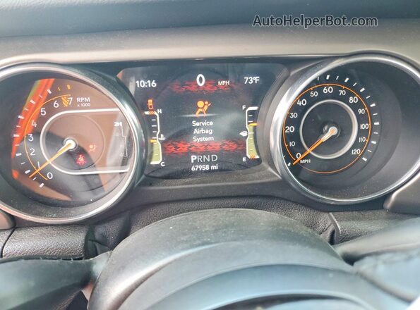 1C6HJTAG8LL216430 2020 JEEP GLADIATOR Gray Widok zestawu wskaźników