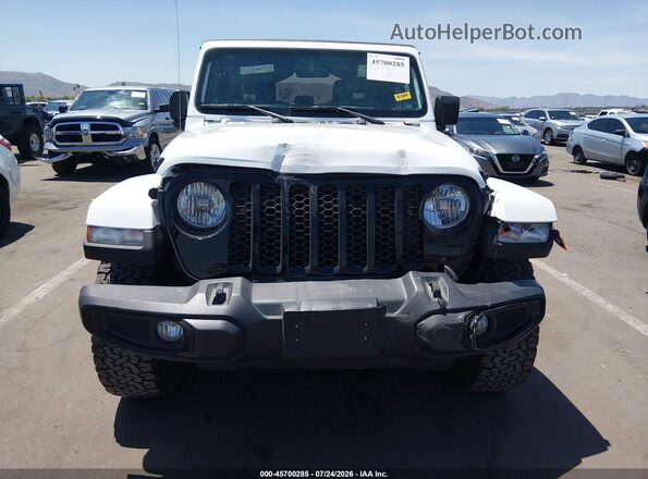 1C6HJTAG8ML514929 2021 JEEP GLADIATOR White Սարքավորումների վահանակի տեսք