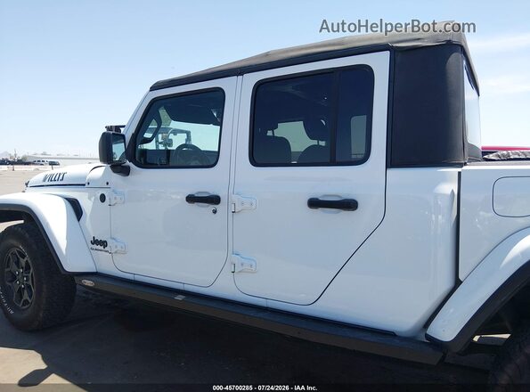 1C6HJTAG8ML514929 2021 JEEP GLADIATOR White Սալոնի 360 աստիճան տեսք