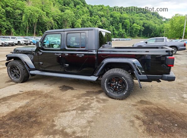 1C6HJTAG8ML560485 2021 JEEP GLADIATOR Черный Задняя левая четверть