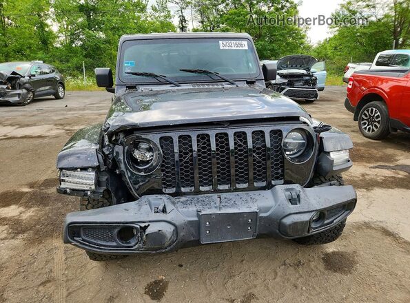 1C6HJTAG8ML560485 2021 JEEP GLADIATOR Черный Вид спереди