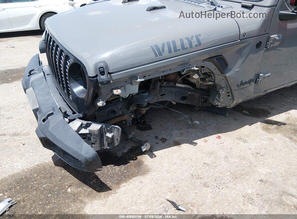 1C6HJTAG8ML592398 2021 JEEP GLADIATOR Gray წინა ხედი