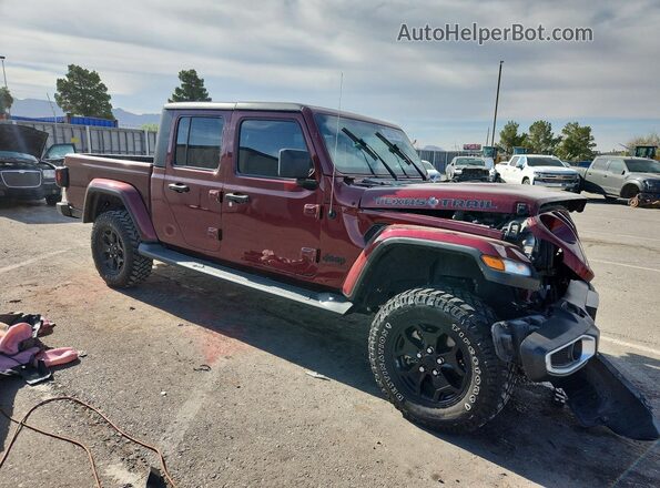 1C6HJTAG8NL106920 2022 JEEP GLADIATOR Burgundy წინა მარჯვენა