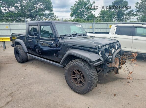 1C6HJTAG9LL124534 2020 JEEP GLADIATOR Черный Передняя правая четверть