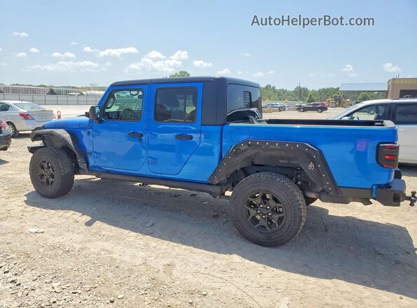 1C6HJTAG9ML514146 2021 JEEP GLADIATOR Blue Rear left